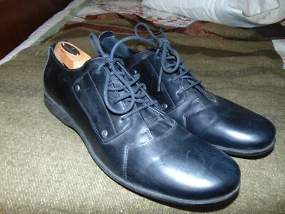 Zapato Deportivo Hugo Boss Para Hombre Premium Cuero Remaches Plateados Agotado 11 TT Foto 1 de 4