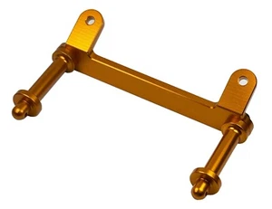 Dhawk RC10T Aluminum Front Body Mount Set Gold For Team Associated RC10T RC10GT - Picture 1 of 4