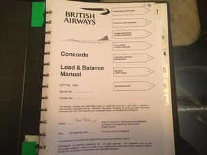 Manuales de carga y equilibrio del Concorde de British Airways en PDF enviados por correo electrónico transferencia a Weetransfer - Imagen 1 de 1