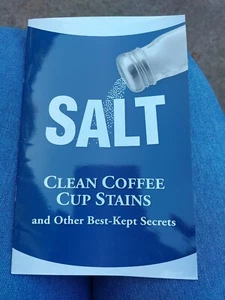 Salt Clean Coffee Cup Stains and Other Best-Kept Secrets Betsy Rossen elliot new - Picture 1 of 4