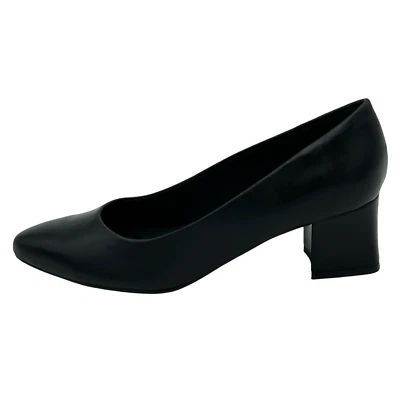 Zapatos de salón Easy Street Proper de cuero punta redonda D-Orsay 1212 para mujer talla 7M Foto 1 de 4