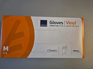 ABENA Einweg Handschuhe Vinyl Classic puderfrei 100 Stück Gr. 7-8 (M) NEU & OVP - Bild 1 von 1
