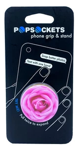Empuñadura de teléfono rosa rosa 🙂 flor soporte para popsocket zócalo pop empuñadura pop - Imagen 1 de 3