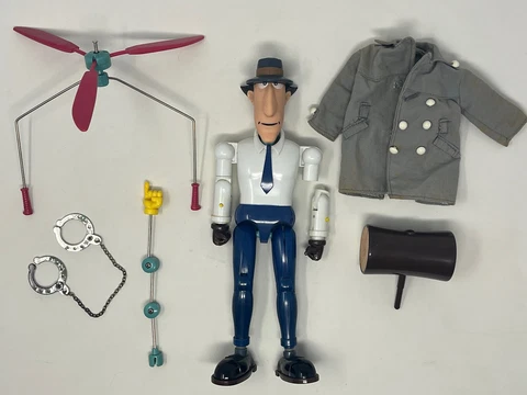 Vintage 1983 Galoob 12" INSPECTOR GADGET action Figure Toy Doll Cover