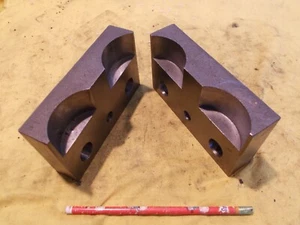 PAR DE MANDÍBULAS ESCALONADAS DE ACERO 6"" X 3 1/2"" x 1 1/4"" para 6"" KURT VISE suave mecanizable - Imagen 1 de 4