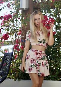 dolce gabbana floral skirt and top set XS 36