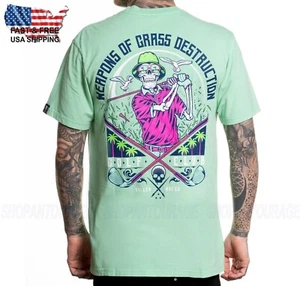 Sullen Grass Destruction Premium Fit SCM7469 New Short Sleeve T-shirt for Men - Picture 1 of 7