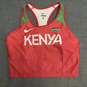 Nike Pro Elite Track Team Kenya Running Sports Bra Tank 898136-XXX Womens Medium - Picture 1 of 5