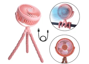 4.7" octopus Fan 10000mAH battery, 360 stroller max 53 H working 4 speed - Picture 1 of 5