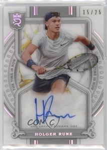 2024 Topps Royalty The Time Is Now /25 Holger Rune #TN-HR Rookie Auto RC - Foto 1 di 3