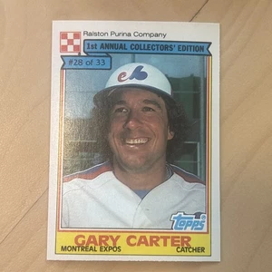 1984 Topps Ralston Purina - Gary Carter #28 - Picture 1 of 2
