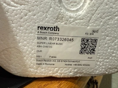 Rexroth/Bosch R073326045   KBH-O-60-VD Super Linear Bushing - Image 1 of 4