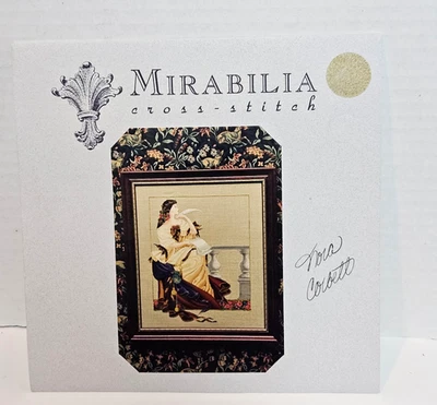 1994 Nora Corbett MIRABILIA Garden Verses Cross Stitch Chart Autographed SEALED - Image 1 of 4