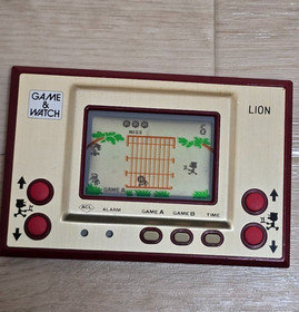 Nintendo Game & Watch LION Handheld Console LCD Game Tested Working