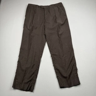 Daniel Cremieux Pants Mens 35 Wool Signature Collection Dress Trouser Classic Fi - Image 1 of 4