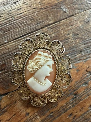 Spilla pendente in argento sterling Csmeo tenuta norvegese vintage 2830 - Immagine 1 di 4