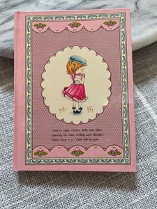 Retro 70s Vintage 1978 Mini hard cover notebook multi color pages - Picture 1 of 5