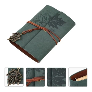  Vintage Loose-leaf Notebook Daily Planner Notepad Blank Coil Kraft Paper - Picture 1 of 18