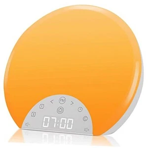 Sunrise Alarm Clock Wake Up Light for Kids, Adults, Heavy Sleepers with Dual - Picture 1 of 7
