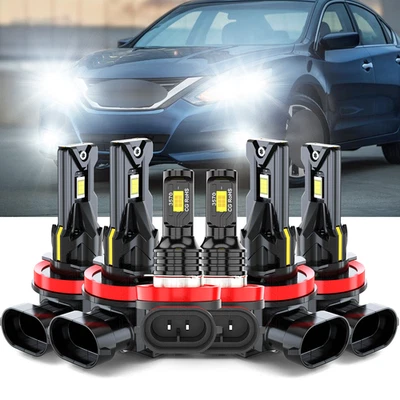 Kit de 6 faros LED + bombillas antiniebla delanteras actualización para Buick Allure 2005-2010 Foto 1 de 4