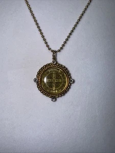 VSA | Virgins Saints & Angels Bespoke San Benito Charm Necklace GOLD - Picture 1 of 6