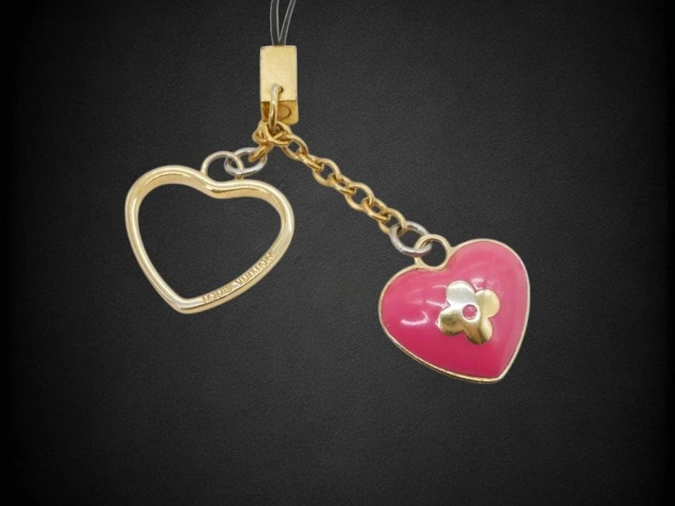 Accesorio de correa para teléfono celular Louis Vuitton corazón frambuesa M65762 #6044P Foto 1 de 4