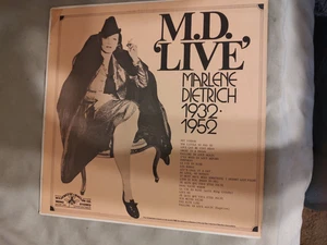 Marlene Dietrich Live 1932 – 1952 Vinyl LP Wildebeest Maclon Co - Bild 1 von 3