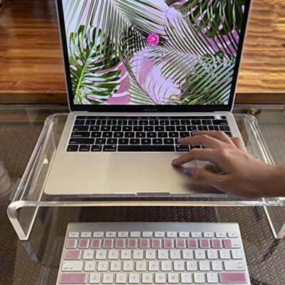 19'' Monitor Stand Riser Computer Stand PC Desk Stand for Laptop Printer TV - Image 1 of 4