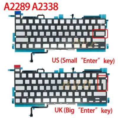 New Keyboard Backlight For MacBook Pro A2289 A2338 Keyboard Backlit Sheet - Image 1 of 3