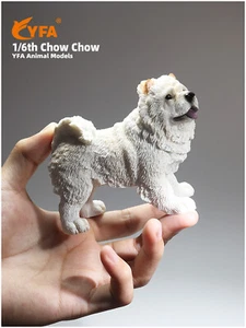 JJM 1/6 Chow Chow Dog Mascota Figura Animal Coche Decoración Modelo Navidad Niños Juguetes Regalo - Imagen 1 de 34