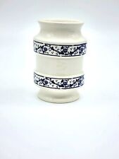 Italian Porcelain Jar Blue and White 4.5"