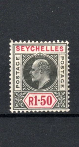 Seychelles 1906 1r.50 SG 69 MH - Picture 1 of 1