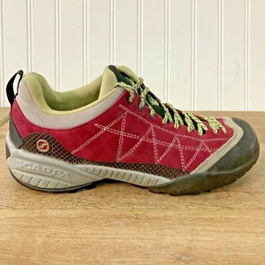 Scarpa da donna SCARPA taglia 7,5 M Zen Pro scarpe da trekking trail marrone pelle nera vibrante - Foto 1 di 12
