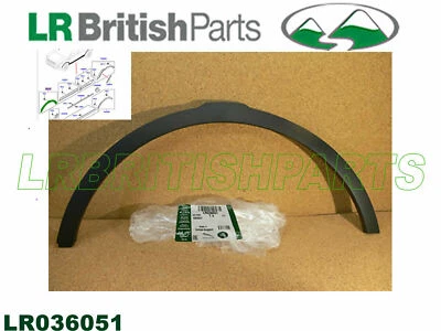 GENUINO LAND ROVER PASO DE RUEDA MOLDEADO DELANTERO RANGE ROVER EVOQUE RH NUEVO LR036051 Foto 1 de 4
