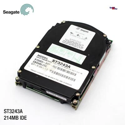 Ide Ata HDD Seagate ST3243A 214MB 3800RPM Hard Drive Hard Disk Drive 915003-609 - Image 1 of 3