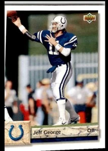 1992 Upper Deck Jeff George Indianapolis Colts #590 - Picture 1 of 2