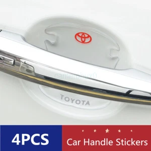 4x Car Door Handle Films Transparent Sticker Anti Scratch Protector Accessories - Picture 1 of 10