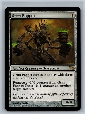 Magic The Gathering Shadowmoor Grim Poppet #252/301 MTG TCG CCG - Image 1 of 2