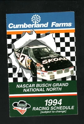 Busch Grand National North--Horario 1994--Cumberland Farms/Skoal Foto 1 de 2