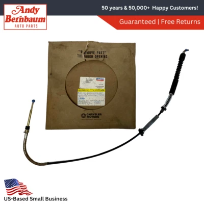 1984-1990 Plymouth Dodge Aries Automatic Transmission Shifter Cable 4412657 NOS - Image 1 of 4