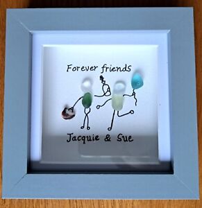Handmade friends,small box frame - friends are for life.... and life is for frie