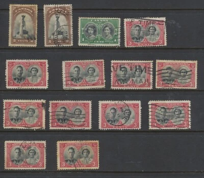 Canada Stamps: 1939: Royal Visit: SG372/4; Used: Set C - Image 1 of 4
