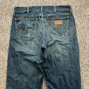 WRANGLER Retro Jeans Herren 32x34 Relaxed Straight Blau Stretch Western Cowboy - Bild 1 von 9