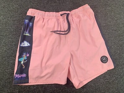 Pantalones Cortos Mambo Australia Smart Arts Para Hombre Grande Rosa L Foto 1 de 4