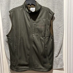 Ducks Unlimited Green Polyester Hunting Vest Mens Size L - Picture 1 of 4