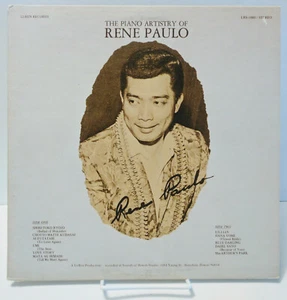 The Piano Artistry of Rene Paulo, Li-Ren Records LRS 1000 VG+/NM - Bild 1 von 6