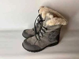 Stivali Columbia impermeabili da bambina taglia 4 (grigio) - Foto 1 di 5