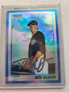 Deck McGuire 2010 Bowman Chrome Draft Prospect #BDPP86 Blue Refractor #183/199 - Imagen 1 de 5