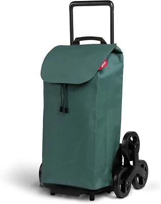 CARRELLO PORTA SPESA TRIS 3 RUOTE LT.60  GREEN  GIMI 6 2023 - Immagine 1 di 2