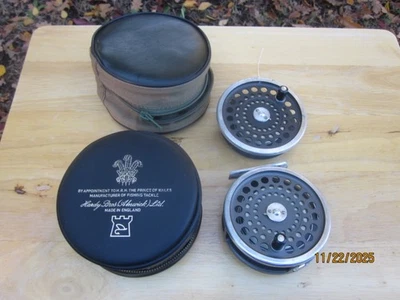 ВИНТАЖНАЯ Б/У НАХЛЫСТОВАЯ КАТУШКА HARDY ALYNWICK MARQUIS NO10 С ДОПОЛНИТЕЛЬНОЙ КАТУШКОЙ И ЧЕХЛОМ — ОБЕ В ПОРЯДКЕ! - Изображение 1 из 4